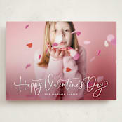 "Sweet Script" - Valentine's Day Cards in White Chocolate by Hooray Creative - Front
