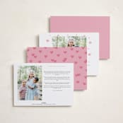 "Sweet Script" - Valentine's Day Cards in White Chocolate by Hooray Creative - Back of Card Options