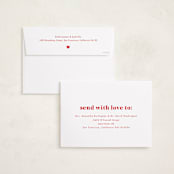 "love period" - Valentine's Day Cards in Cotton by Stacey Meacham - FREE Recipient Addressing