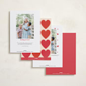 "Togetherness" - Valentine's Day Cards in Peach by Iveta Angelova - Back of Card Options