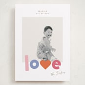 "Bubbly Love" - Valentine's Day Cards in Candy Hearts by Robert and Stella - Front