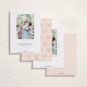 "Cupid" - Valentine's Day Cards in Peach by Corinne Malesic - Back of Card Options
