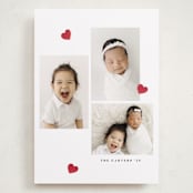 "Tiny painted hearts" - Valentine's Day Cards in Cherry by Teju Reval - Front