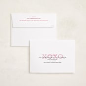"Valentine Photo Strip" - Valentine's Day Cards in Snow by Ilene Guy - FREE Recipient Addressing