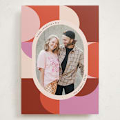 "Half Moon" - Valentine's Day Cards in Berry by Morgan Kendall - Front