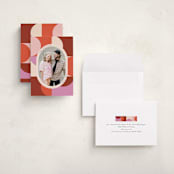 "Half Moon" - Valentine's Day Cards in Berry by Morgan Kendall - Assembled