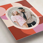 "Half Moon" - Valentine's Day Cards in Berry by Morgan Kendall - Detail