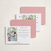 "Delayed Poem" - Valentine's Day Cards in Candy Hearts by Robert and Stella - Back of Card Options