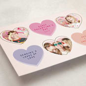 "Convo Trio" - Valentine's Day Cards in Creamsicle by Tiffany Taylor - Detail
