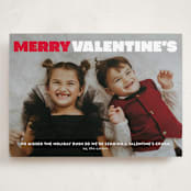 "merry valentine's" - Valentine's Day Cards in Rose by Lori Wemple - Front