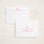 "Pick one" - Valentine's Day Cards in Flamingo by Susan Brown - FREE Recipient Addressing