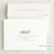 "Snapshots" - Valentine's Day Cards in Merlot by That Girl Press - FREE Recipient Addressing