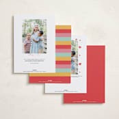 "hearts trio" - Valentine's Day Cards in Confetti by Leah Ragain - Back of Card Options