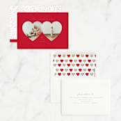 "Heart Frames" - Valentine's Day Cards in Cherry by Kanika Mathur - Assembled