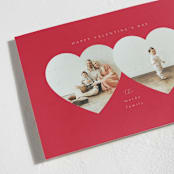 "Heart Frames" - Valentine's Day Cards in Cherry by Kanika Mathur - Detail