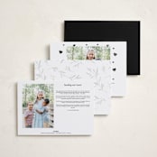 "Serene Surround" - Valentine's Day Cards in Snow by Kelly Schmidt - Back of Card Options