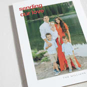 "Minimal Mod" - Valentine's Day Cards in Berry by JoAnn Jinks - Detail