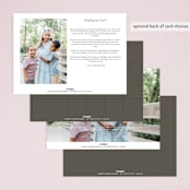 "Minimally" - Valentine's Day Cards in Stone by Brianne Larsen - Back of Card Options