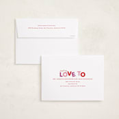"Lots of Love" - Valentine's Day Cards in Fruit Punch by Angela Garrick - FREE Recipient Addressing