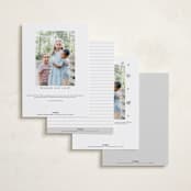 "The Little Valentine" - Valentine's Day Cards in Marshmallow by Sarah Cohn - Back of Card Options
