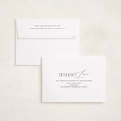 "The Little Valentine" - Valentine's Day Cards in Marshmallow by Sarah Cohn - FREE Recipient Addressing