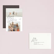 "Minimal Duo" - Valentine's Day Cards in Snow by Pixel and Hank - Assembled