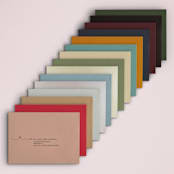 "Minimal Duo" - Valentine's Day Cards in Snow by Pixel and Hank - Colored Envelopes Available
