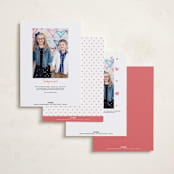 "So Late on Holiday" - Valentine's Day Cards in Coral by Mansi Verma - Back of Card Options