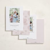 "One Big Heart" - Valentine's Day Cards in Blush by Maja Cunningham - Back of Card Options