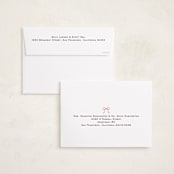 "sealed with a bow" - Valentine's Day Cards in Petal by Annie Shapiro - FREE Recipient Addressing