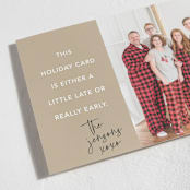 "Holiday Anytime" - Valentine's Day Cards in Latte by Louise Kay - Detail