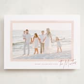 "Watercolor Frame" - Valentine's Day Cards in Rose by Wildfield Paper Co - Front