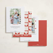 "Heart Day" - Valentine's Day Cards in Cherry by Kelly Watkins - Back of Card Options