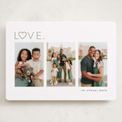 "minimal love" - Valentine's Day Cards in Brass by Lucrecia Caporale - Front