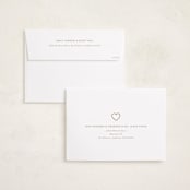 "minimal love" - Valentine's Day Cards in Brass by Lucrecia Caporale - FREE Recipient Addressing