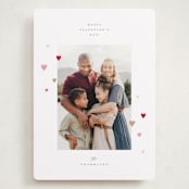 "Little Hearts" - Valentine's Day Cards in Berries by Pixel and Hank - Front