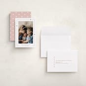 "Bordered" - Valentine's Day Cards in Blush by Kristen Knechtel - Assembled