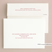 "Scripty Happy Valentine's" - Valentine's Day Cards in Cotton by Kristen Magee - FREE Recipient Addressing