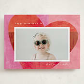 "Biggest Heart" - Valentine's Day Cards in Cherry by Pixel and Hank - Front