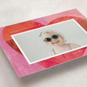 "Biggest Heart" - Valentine's Day Cards in Cherry by Pixel and Hank - Detail