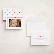 "Simple Heart" - Valentine's Day Cards in Cherry by AK Graphics - Assembled