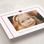 "Simple Heart" - Valentine's Day Cards in Cherry by AK Graphics - Detail