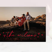 "loving family" - Valentine's Day Cards in Passion by letterfix - Front
