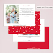 "loving family" - Valentine's Day Cards in Passion by letterfix - Back of Card Options