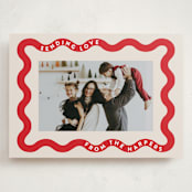 "ricrac" - Valentine's Day Cards in Cardinal by Lori Wemple - Front