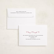 "ricrac" - Valentine's Day Cards in Cardinal by Lori Wemple - FREE Recipient Addressing