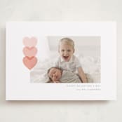 "Love Hearts" - Valentine's Day Cards in Peach by Hudson meet Rose - Front