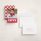 "Disney's Mickey Mouse Big Love" - Valentine's Day Cards in Cherry by Baumbirdy - Assembled