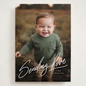 "Chalk Scribble" - Valentine's Day Cards in Vanilla by Adelyn T. - Front