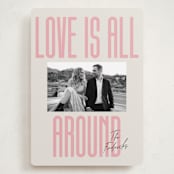 "Love is All Around" - Valentine's Day Cards in Petal by Jackie Crawford - Front